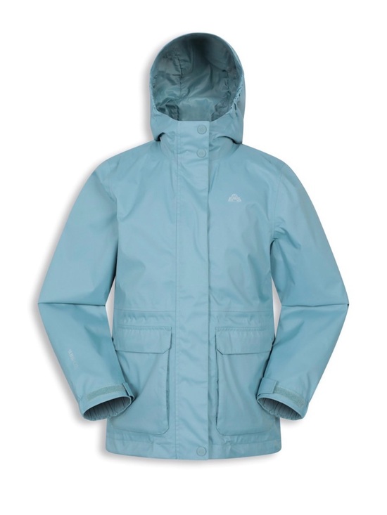 Mountain Warehouse Other - Kids Waterproof Hooded Jacket in Light Blue